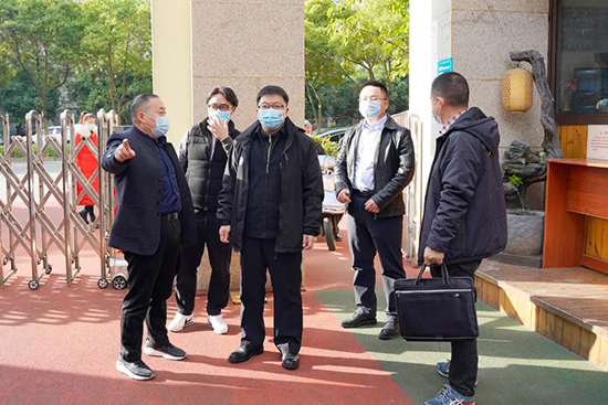 人社厅副厅长王勇莅临我校指导疫情防控工作!