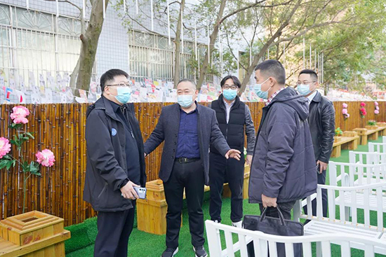 人社厅副厅长王勇莅临我校指导疫情防控工作!